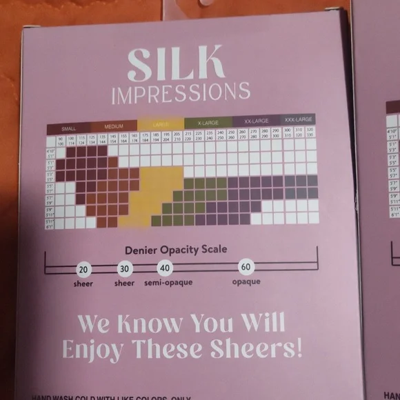 Impressions Sheer High Support Tights - Cocoa - Picture 7 of 7